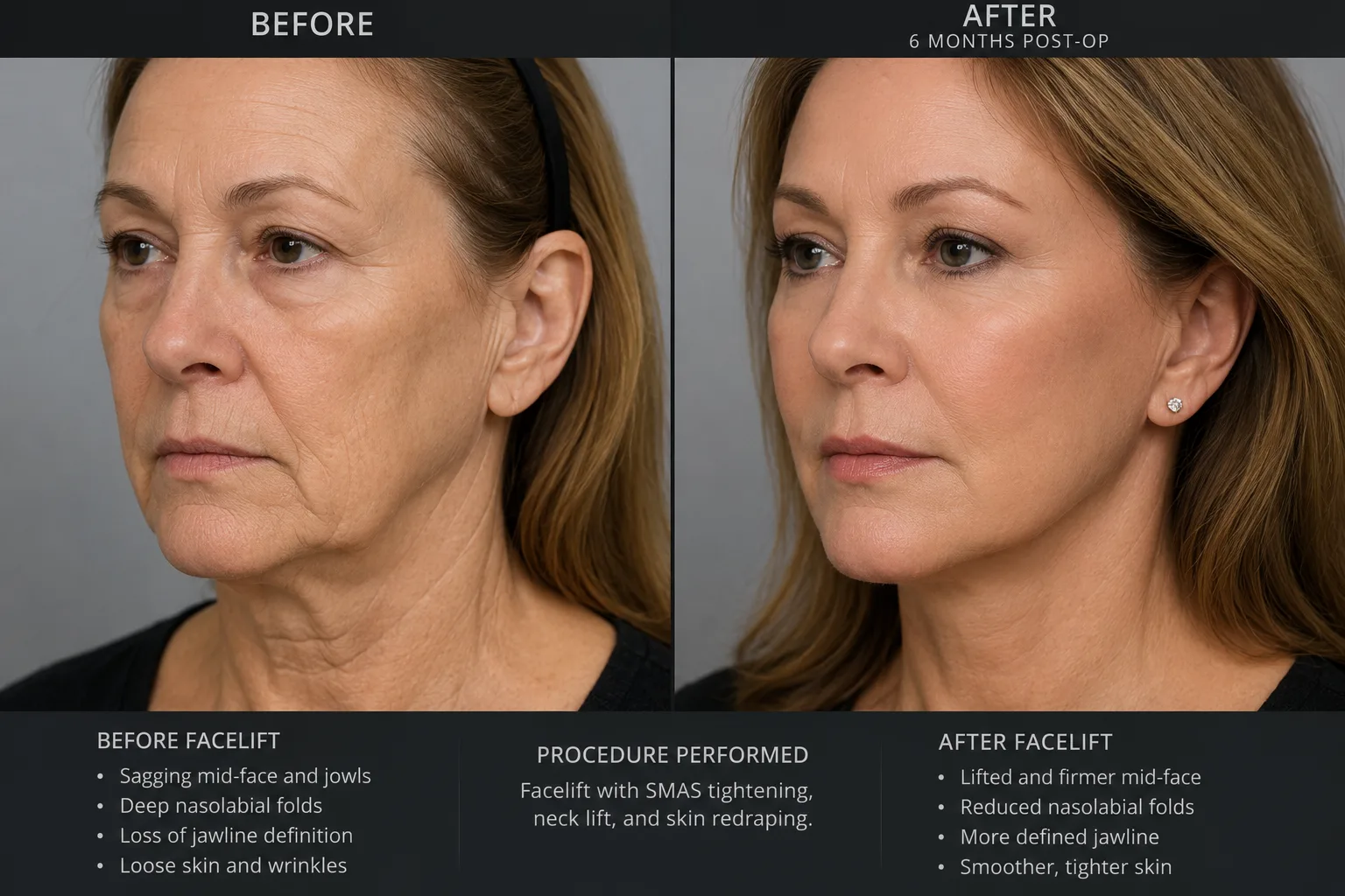 Illustrative composite showing the type of before and after comparisons available across verified patient reviews on the platform
